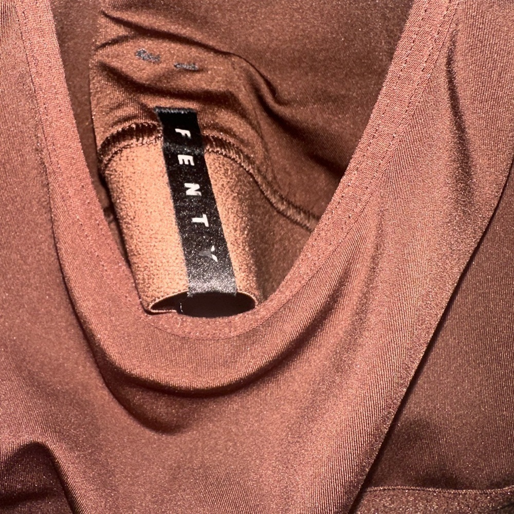 Savage X Fenty Women's Brown Sports Bra - Picture 7 of 8